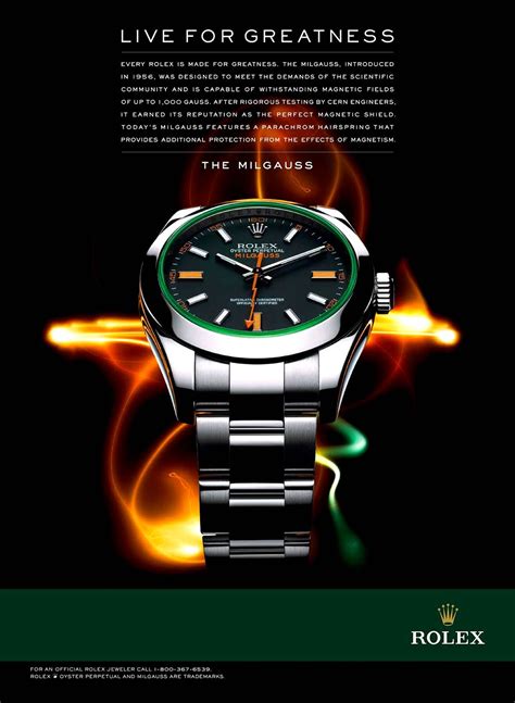 affiche publicitaire rolex